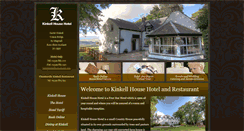 Desktop Screenshot of kinkellhousehotel.com